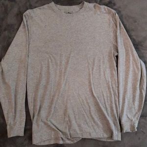 L.L. Bean Grey Long Sleeve Tee